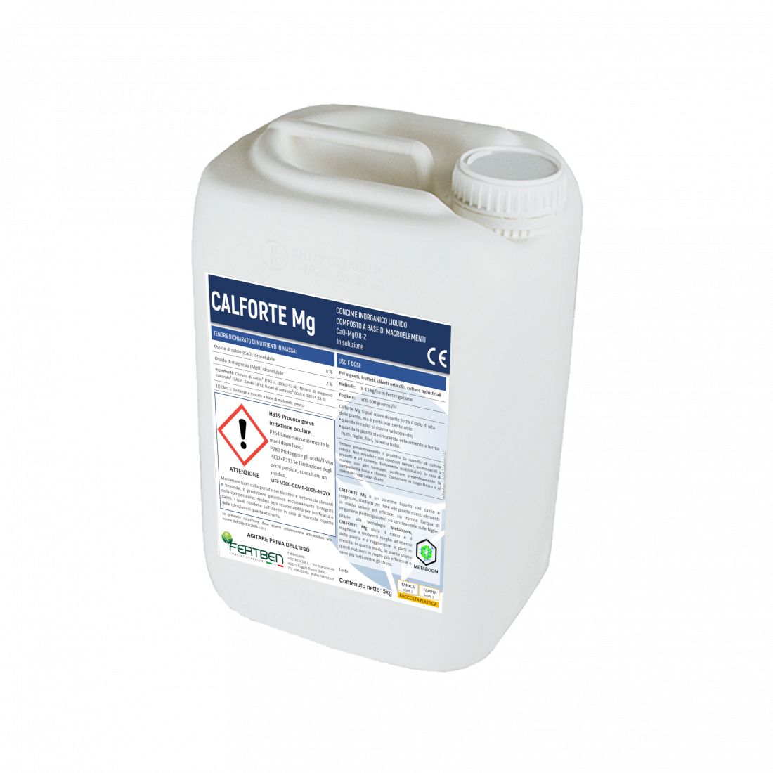 1. Apporto strutturale di Calcio e Magnesio con Calforte Mg