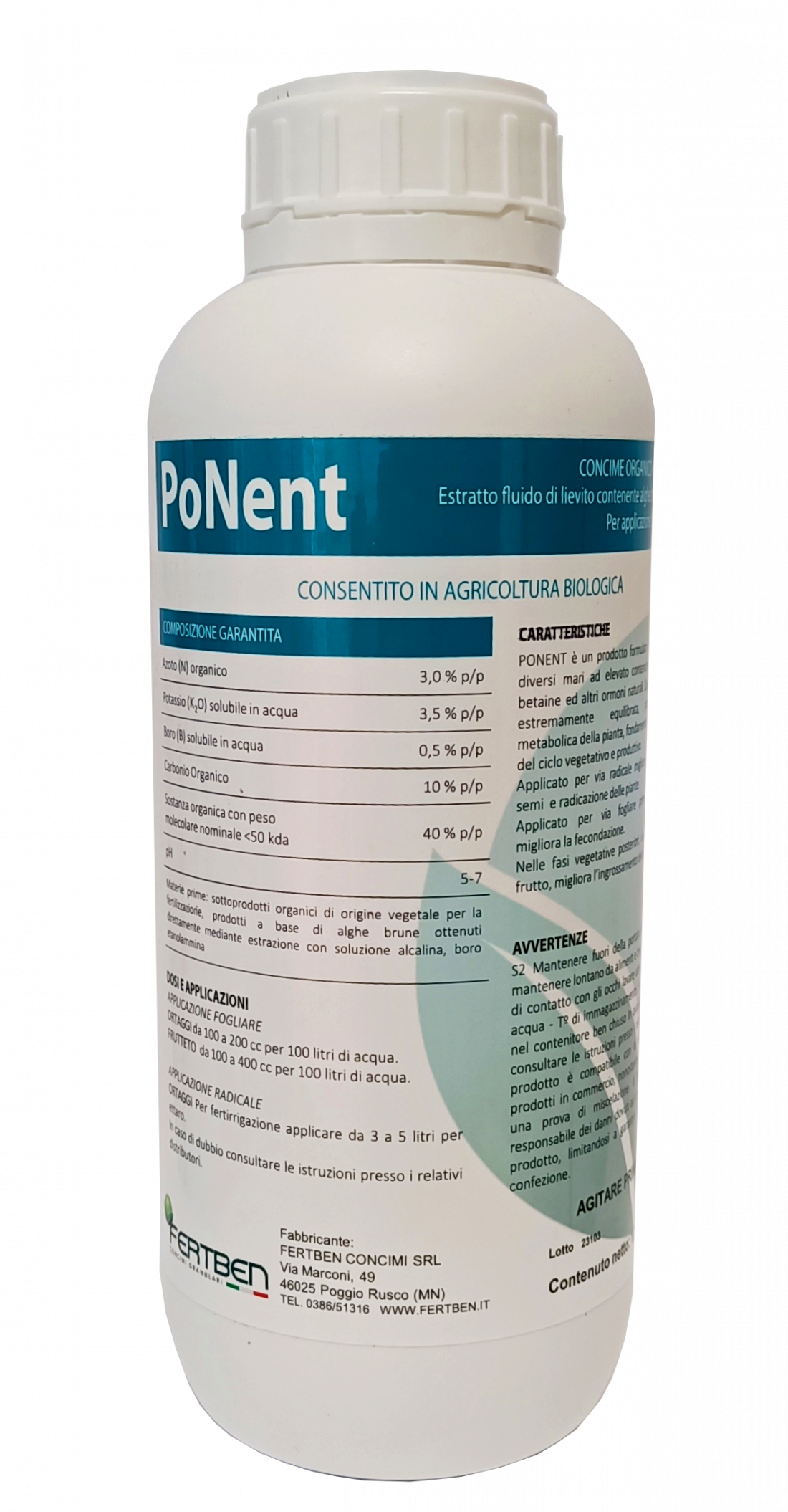 3. Supporto metabolico e prevenzione delle microcarenze con Ponent Bio
